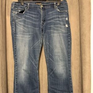 Levi’s too super low 524 jeans size 17